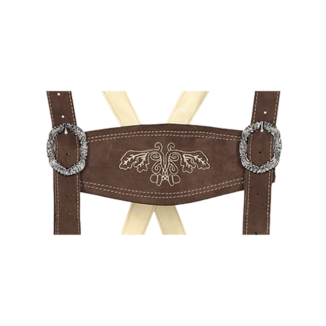 Mörkbruna läderbyxor för män