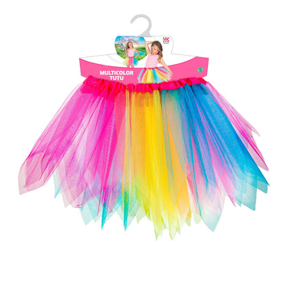 Färgad Tutu flicka 40 cm