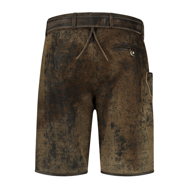 Lederhose Brun Kort Vintage för män