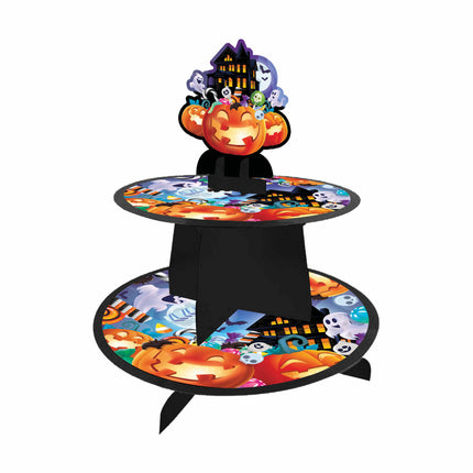 Halloween bordsdekoration Pumpor 36cm