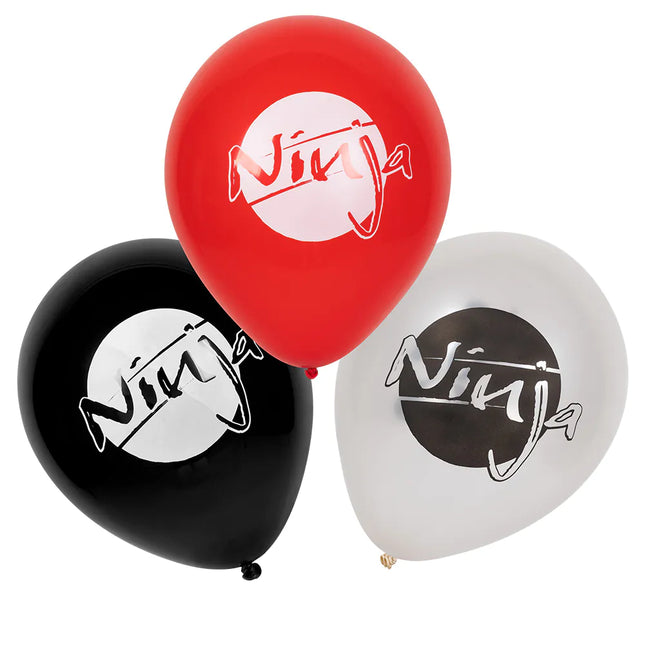 Ninja Ballonger 25cm 6st