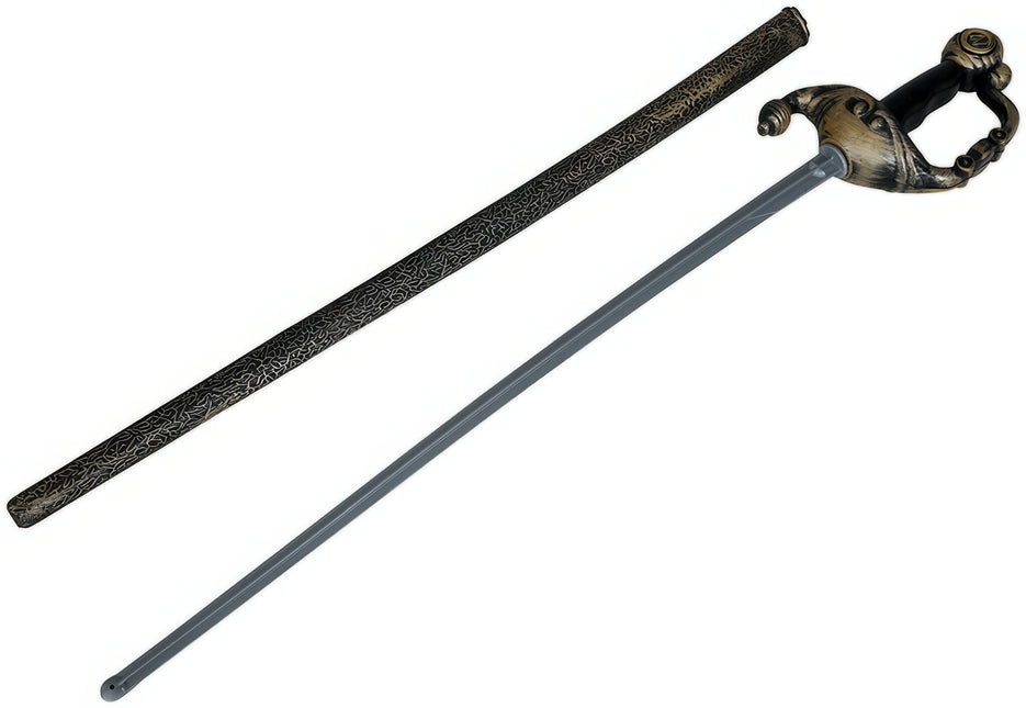 Falskt svärd med slida 66cm