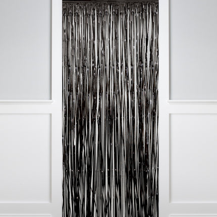 Film för svart dörrgardin 2m