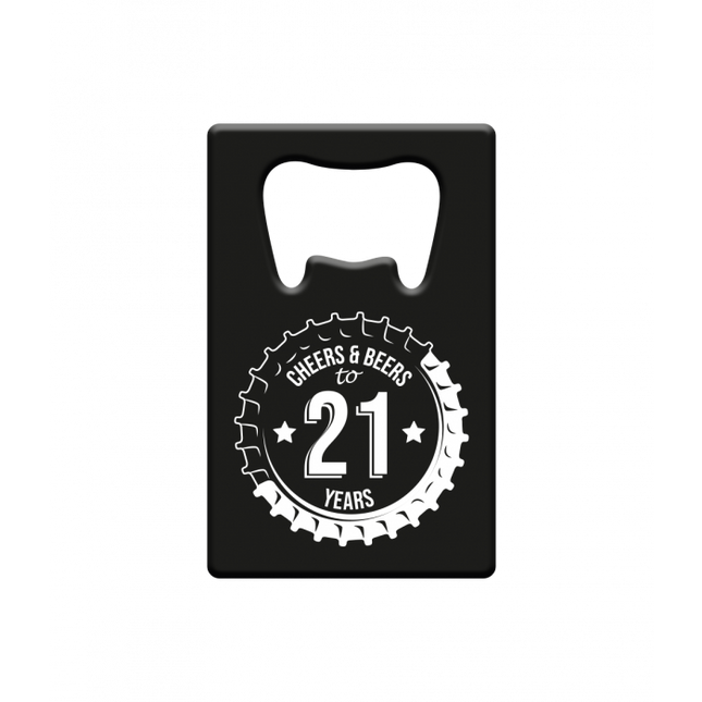 Ölöppnare 21 år Cheers & Beers