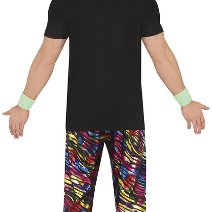 Neon 80S Kostym Män