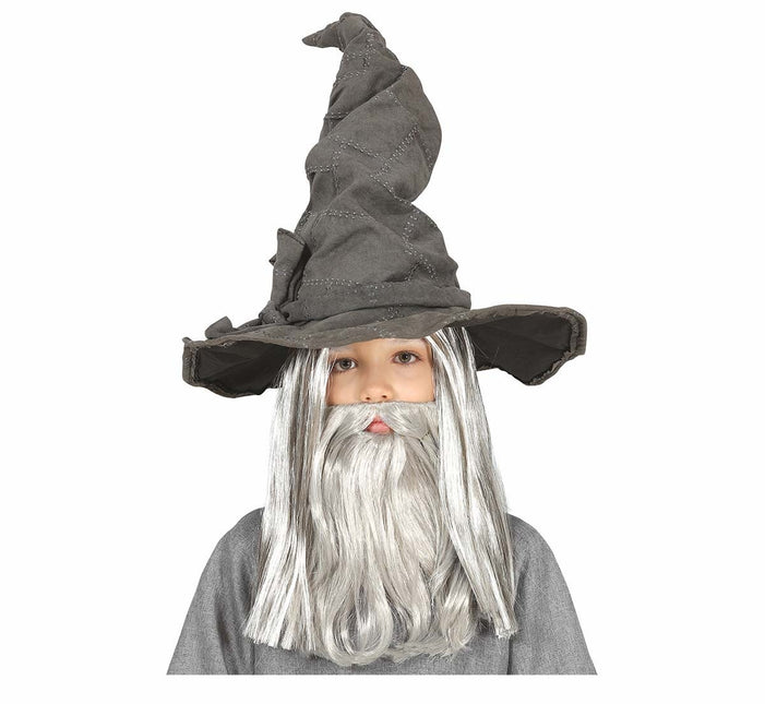 Trollkarl med grå hatt Barn