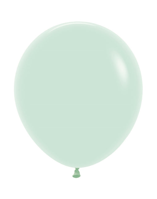 Ballonger Pastell Matt Grön 45cm 25st