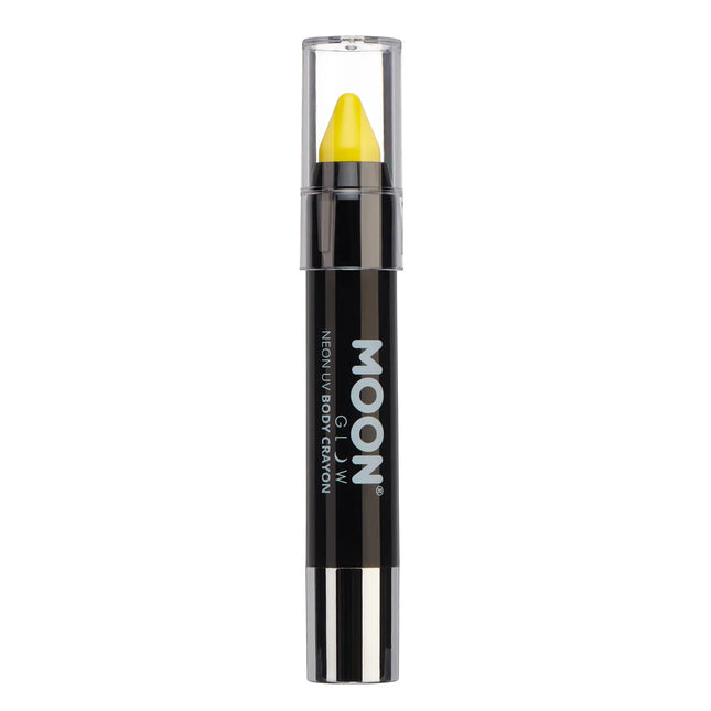 Moon Glow Intense Neon UV Body Crayons Intense Yellow 3,2 g