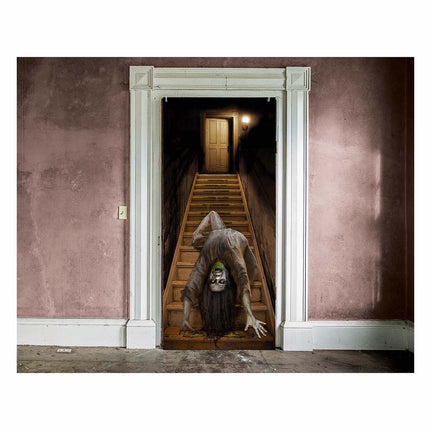 Halloween Dörraffisch Spöke 180cm x 80cm