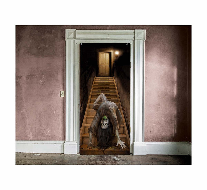 Halloween Dörraffisch Spöke 180cm x 80cm