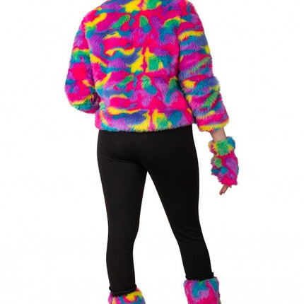 Päls Camouflage Rainbow