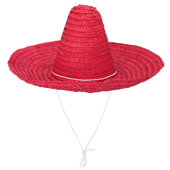 Röd Sombrero 49cm