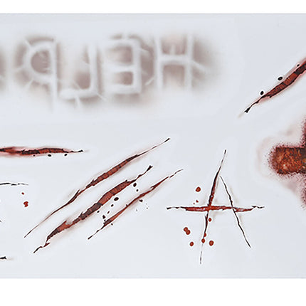 Halloween falska tatueringar besatta