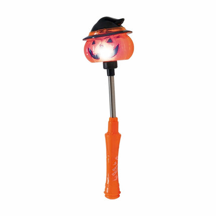 Halloween-stav Pumpa med ljus 24 cm