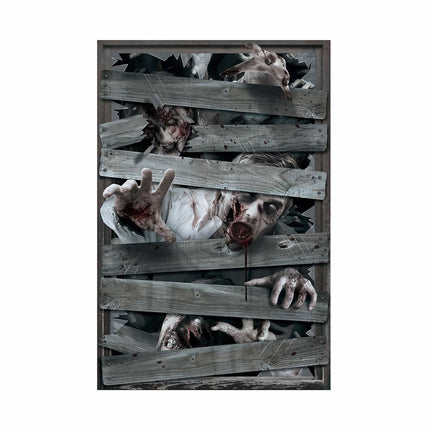 Halloween Fönsterdekoration Zombies