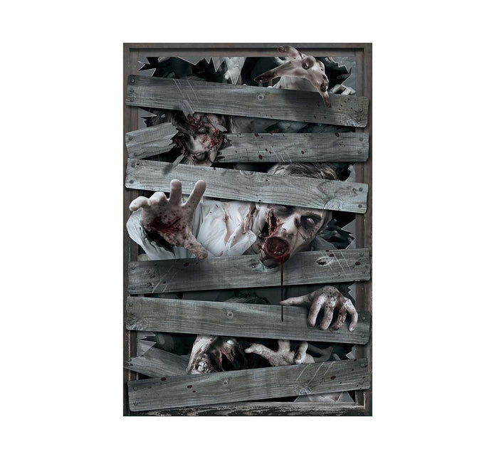 Halloween Fönsterdekoration Zombies