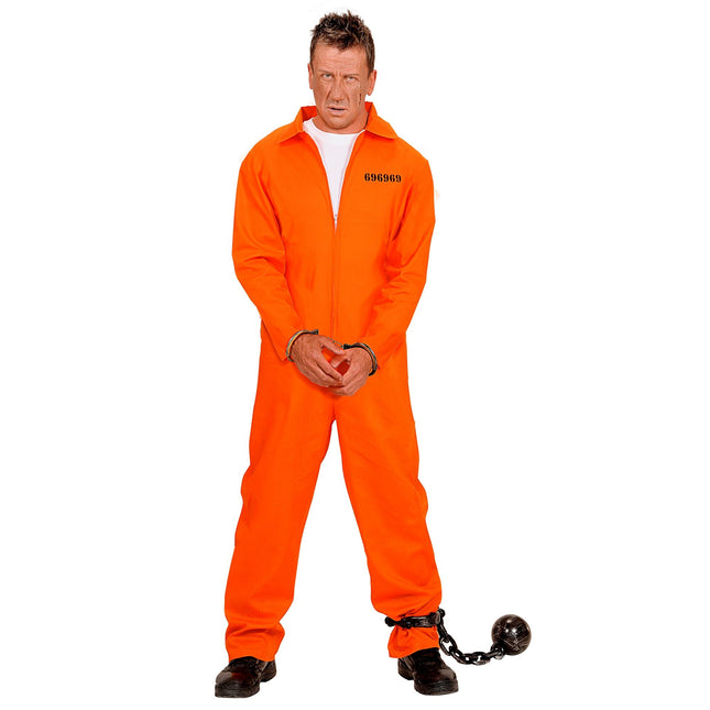Kostym för män Orange Overall