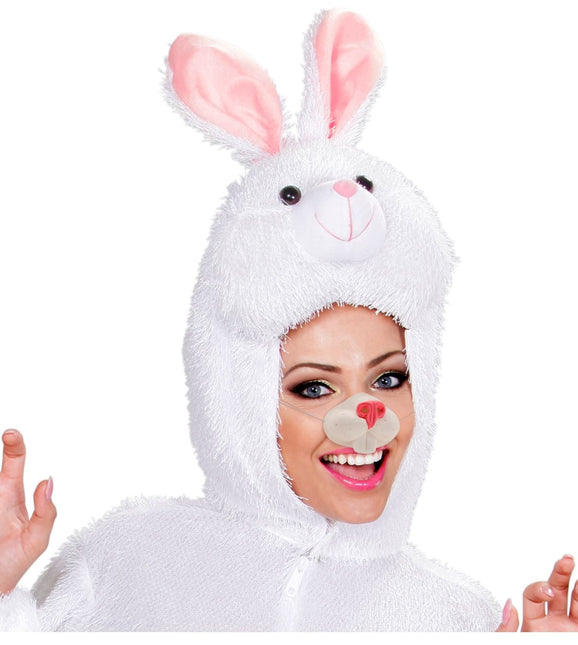 Kanin med falsk näsa