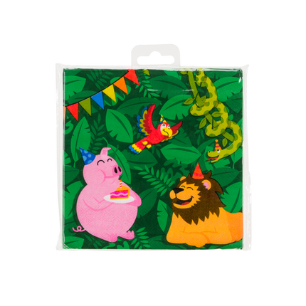 Djungel Servetter 33cm 16st