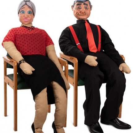 Fylla docklyx för Sarah och Abraham