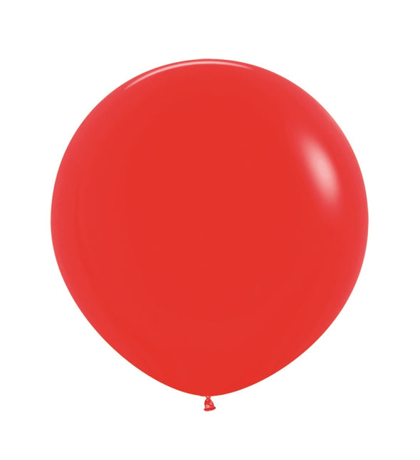 Ballonger Röd 61cm 10st
