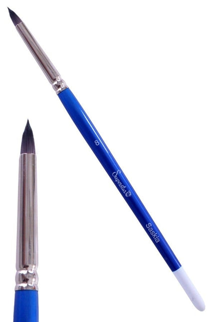 Blå Schminkborste Blomma nr 8