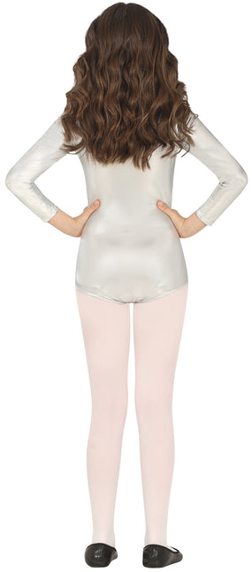 Tjej trikå Silver Metallic