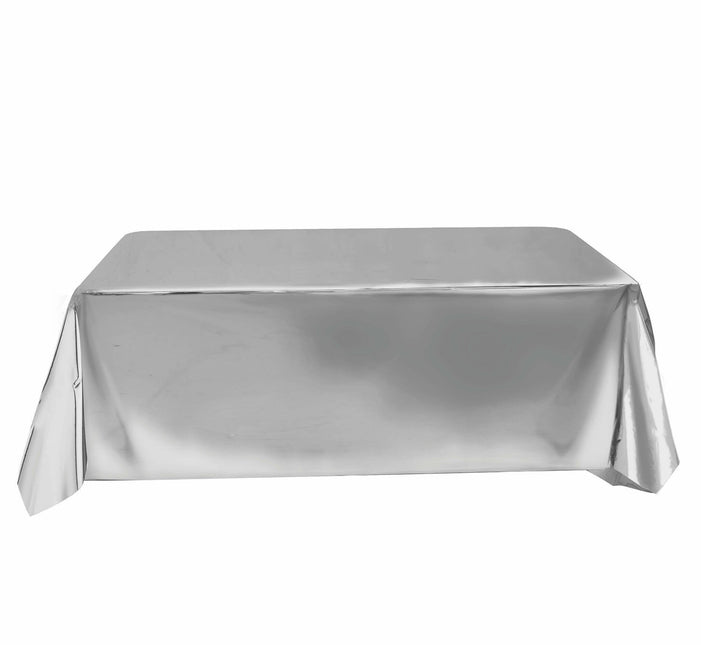 Silver bordsduk Metallic 2,74m
