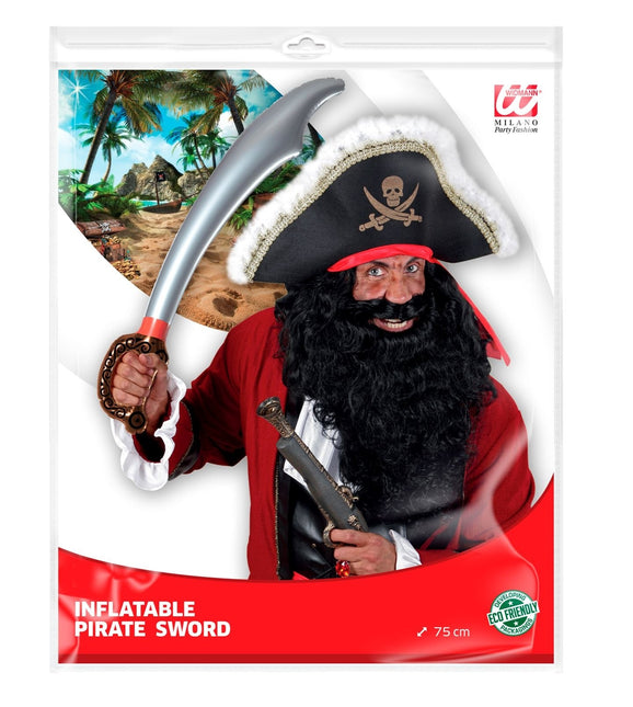 Pirat Uppblåsbart svärd 75cm