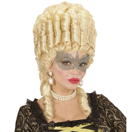 Ögonmask i spets Elfenben Färg