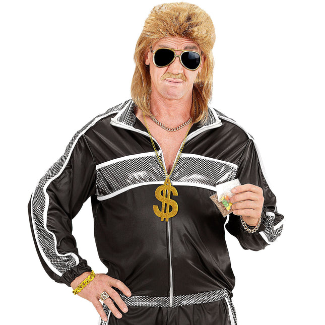 Rapper Accessoar Set Guld 3 delar