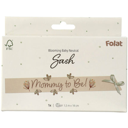 Mommy To Be Sash Beige 1,5m