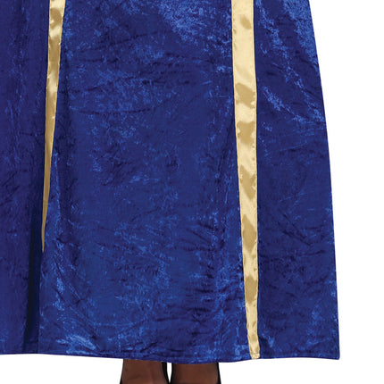 Jonkvrouw Kostym Blå Dam