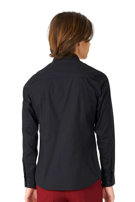 Svart skjorta pojke tonåring <tc>OppoSuits</tc>