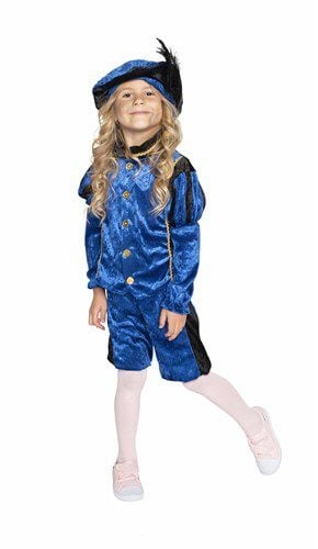 Pietenpak Kind Velours Blå/Svart