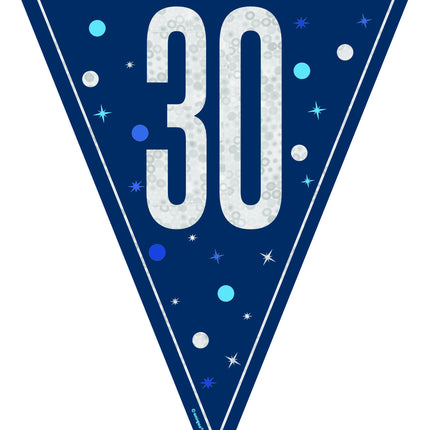 30 år Girlang Blå 2,5m