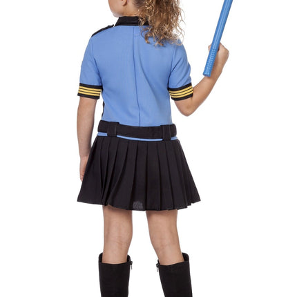 Polisdräkt Blå flicka