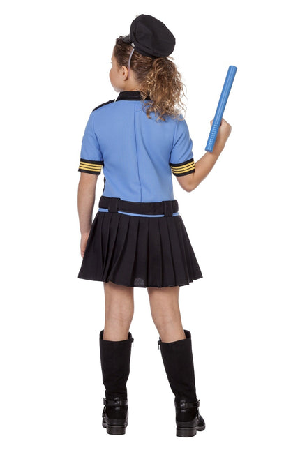 Polisdräkt Blå flicka