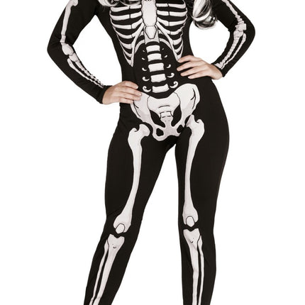 Skelettdräkt dam