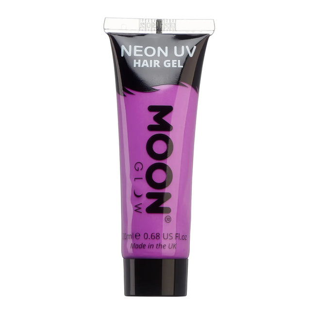 Moon Glow Neon UV Hårgel Intensiv Lila 20ml