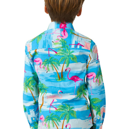 Hawaii Flamingo tröja pojke <tc>OppoSuits</tc>