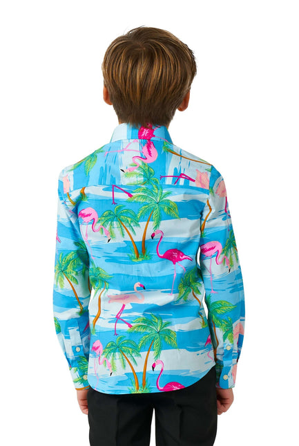 Hawaii Flamingo tröja pojke <tc>OppoSuits</tc>
