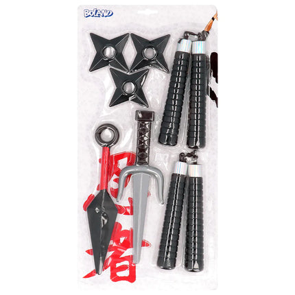 Ninja Fake Vapen Set Pojke 7 delar