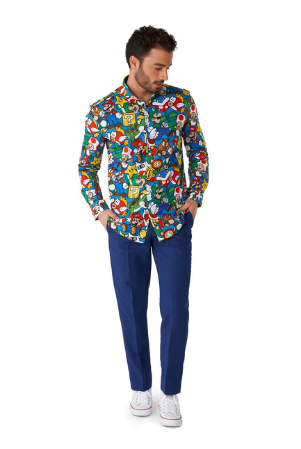 Super Mario skjorta herr <tc>OppoSuits</tc>