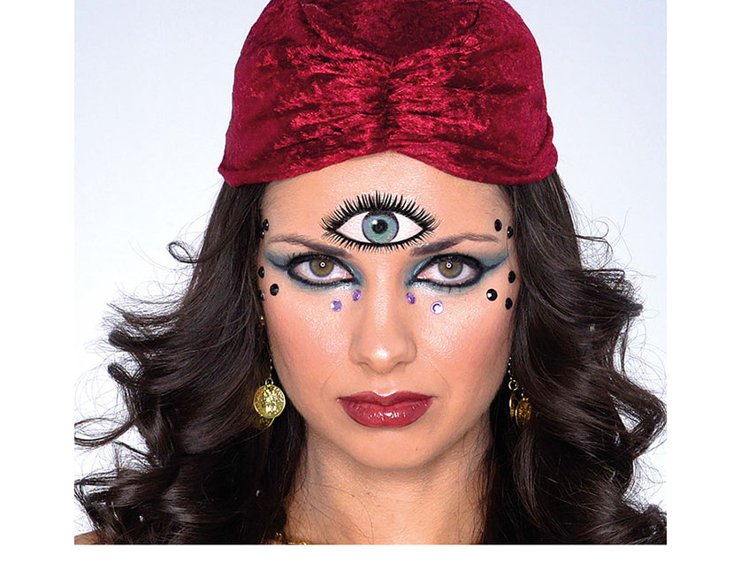 Spåkvinna smink set 5 delar