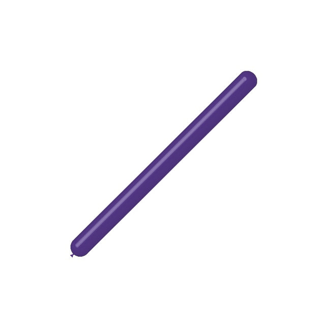 Lila modelleringsballonger 7,5cm 150cm 100st