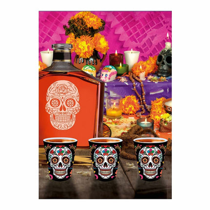 Dia De Los Muertos Shotglas 5cm 3st