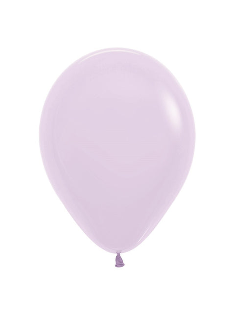 Ballonger Pastel Matte Lilac 23cm 50st