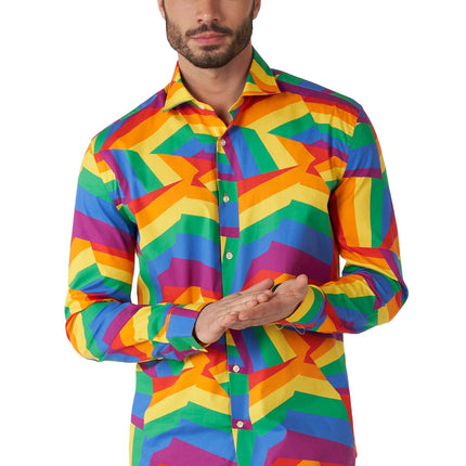 <tc>Zig</tc> Saw Rainbow Skjorta Herr <tc>OppoSuits</tc>