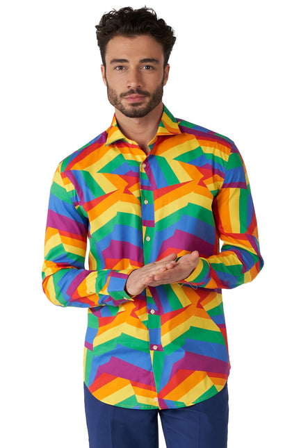 <tc>Zig</tc> Saw Rainbow Skjorta Herr <tc>OppoSuits</tc>
